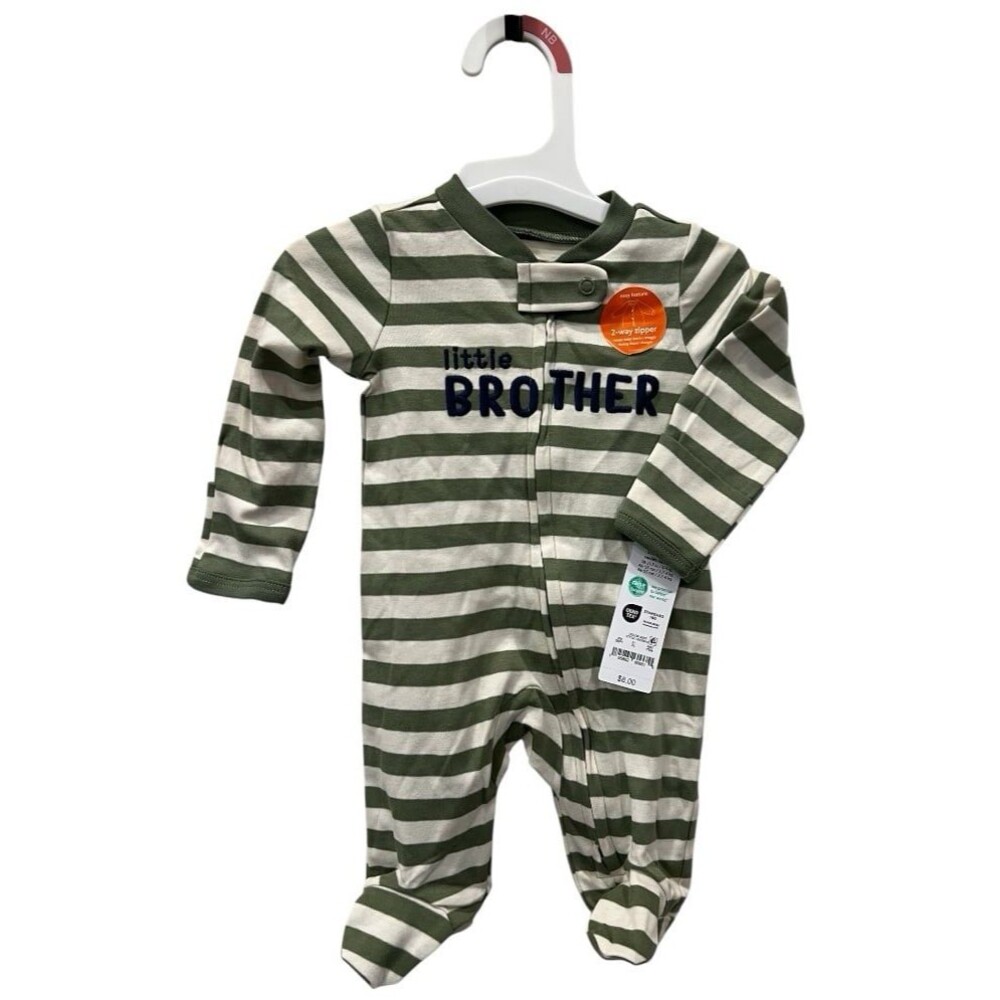 Little Brother Zip Up Fleece Sleep And Play